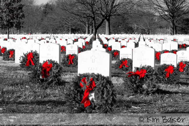 Cemetery at Christmas