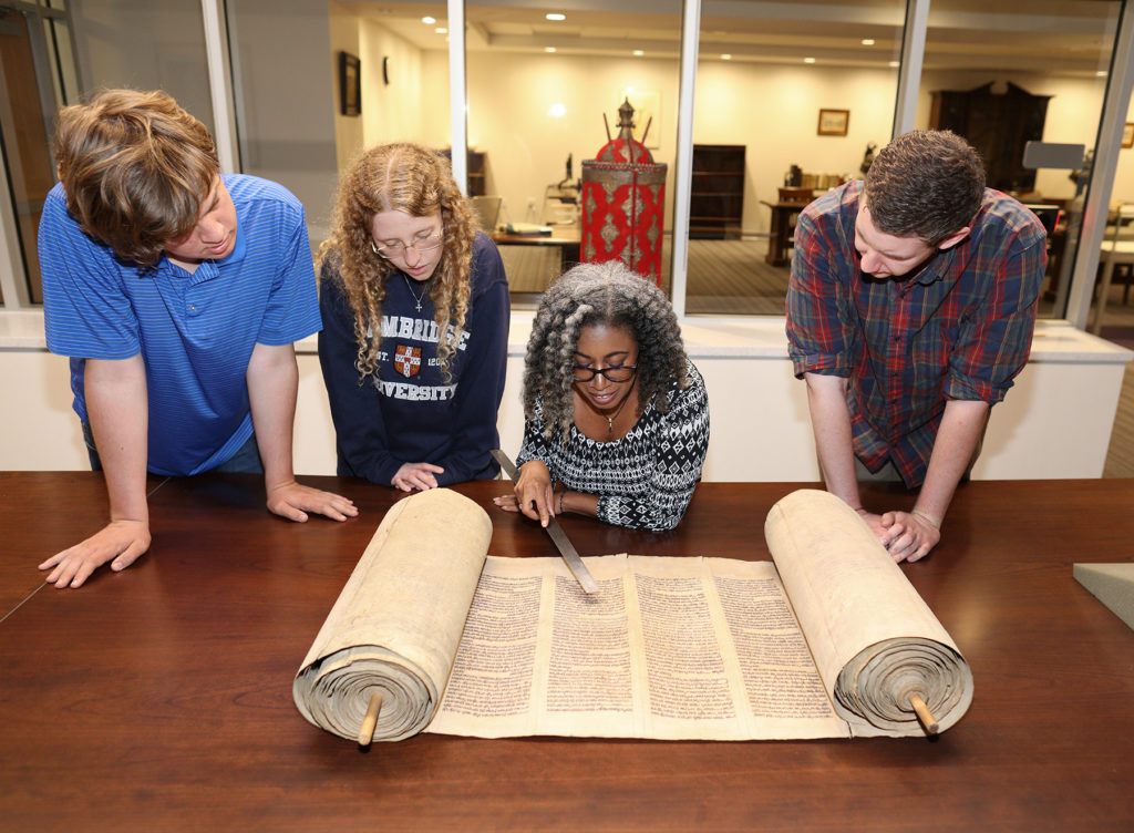 Dr. Gafney with students